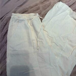 garage linen pants